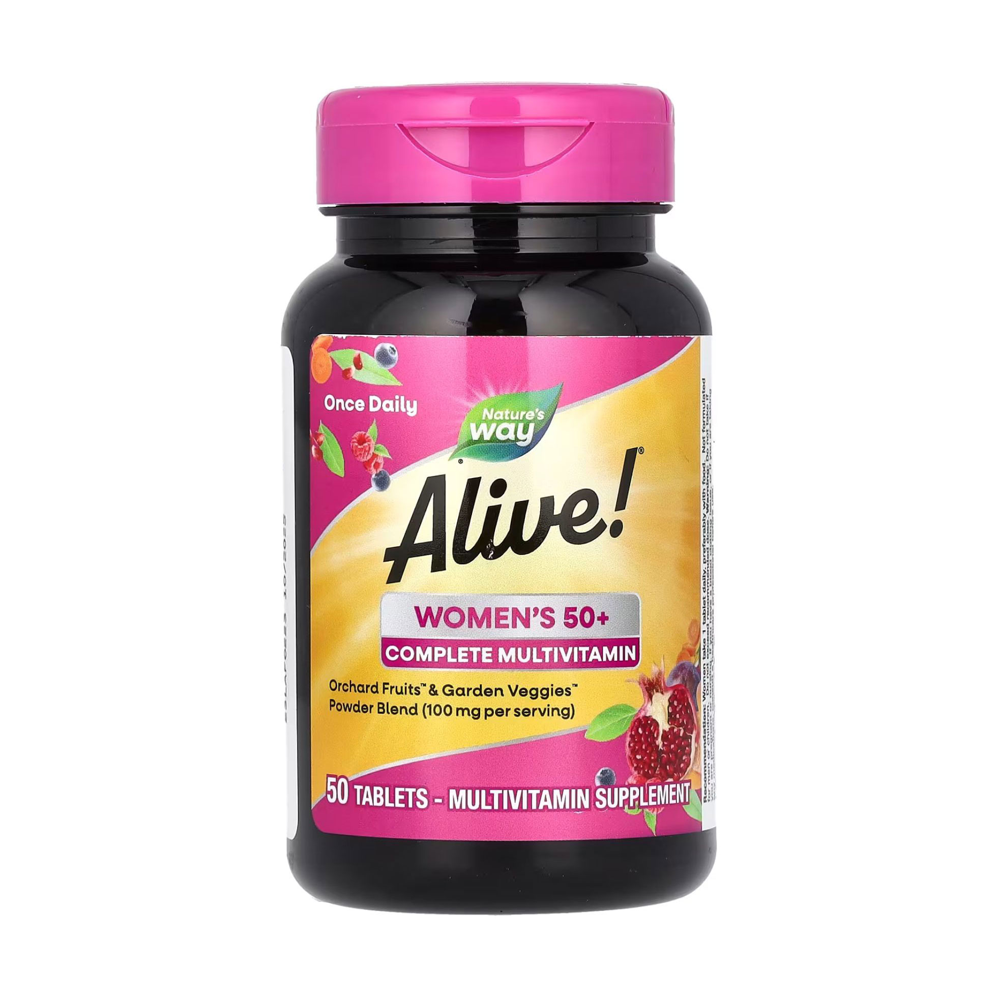 Мультивітаміни для жінок 50+ Nature's Way Alive! Women's 50+ Complete Multivitamin, 50 таблеток