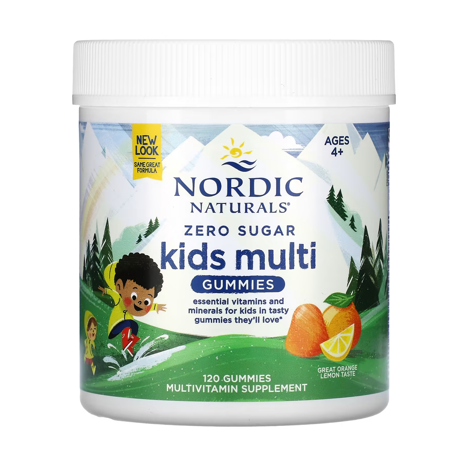 Уцінка! Мультивітаміни для дітей Nordic Naturals Zero Sugar Kids Multi Gummies без цукру, 120 жувальних цукерок